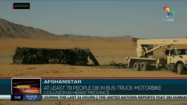 Afghanistan | At least 79 people die in bus-truck-motorbike collision in Herat province