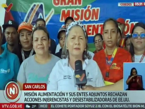 Cojedes | Misión Alimentación reafirma su respaldo al presidente Nicolás Maduro