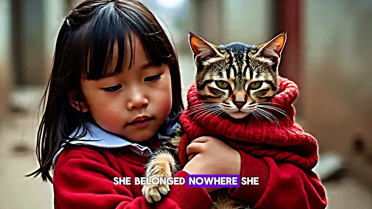 The Heartbreaking Bond Between a Stray Cat and a Lonely Girl 🐾 | True Story