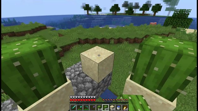 Granja de cactus super sencillo para Minecraft Java o Bedrock