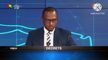 Décret du président de la transition général Mamadi Doumbouya