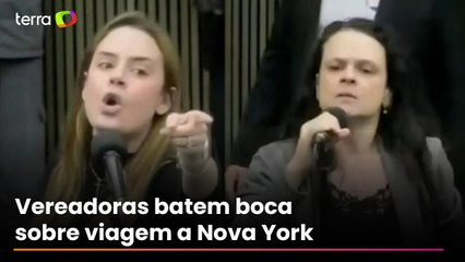 Vereadoras discutem sobre viagem a Nova York na Câmara de SP: 'Não faço teatro, amiguinha'
