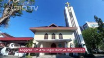Gereja Katedral Keluarga Kudus Banjarmasin di Provinsi Kalimantan Selatan dibangun sejak tahun 1931 ditetapkan jadi Cagar Budaya tahun 2025