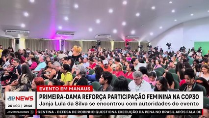 Janja destaca forte presença feminina na COP30