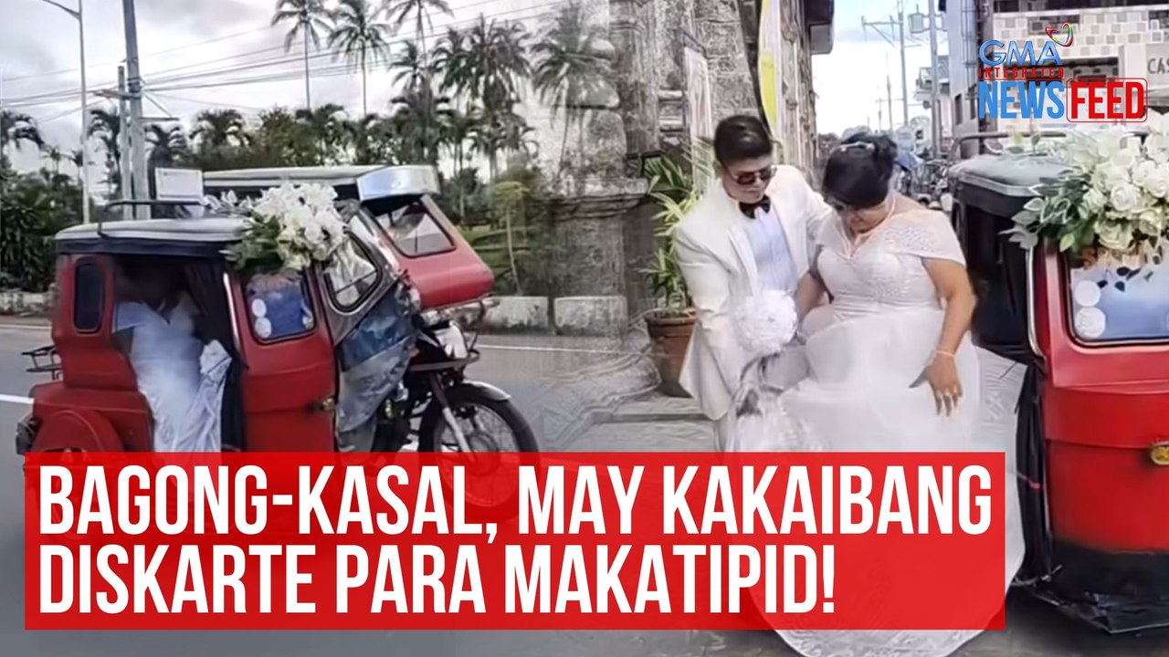 Bagong-kasal, may kakaibang diskarte para makatipid! | GMA Integrated Newsfeed