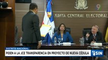 Piden transparencia a JCE para emisión de la nueva cédula | Primera Emisión SIN