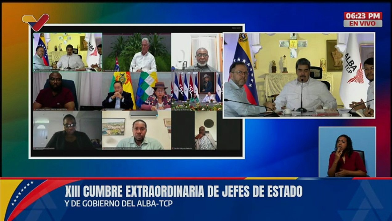 Países del ALBA-TCP respaldan al presidente Maduro y rechazan la ofensiva imperial contra Venezuela