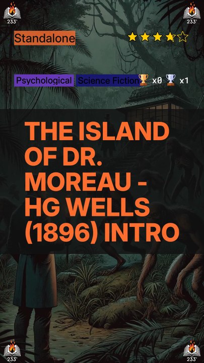The Island of Dr. Moreau - HG Wells (1896) Intro