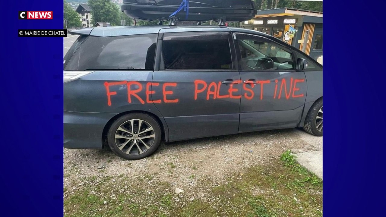 Antisémitisme : des tags «Free Palestine» ont été tagués sur des véhicules