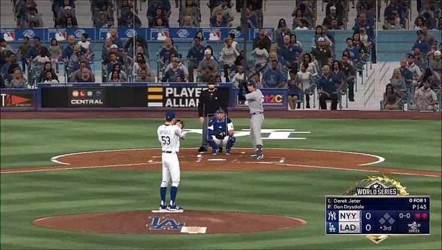 HOFBL Season 2 (World Series Game 3) Ford fantastic, Ruth, Gehrig provide power; Yankees @ Dodgers