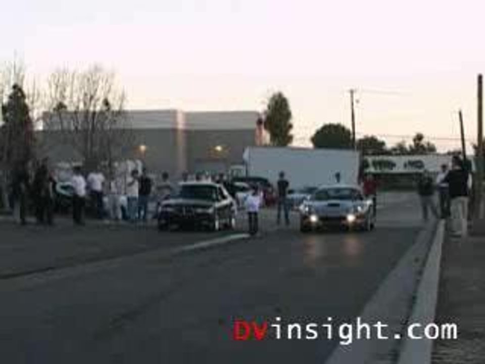 BMW M3 vs Ferrari 550 street racing