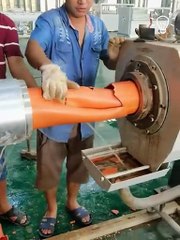 Super impressed by how they make those tough PVC pipes! 🤯