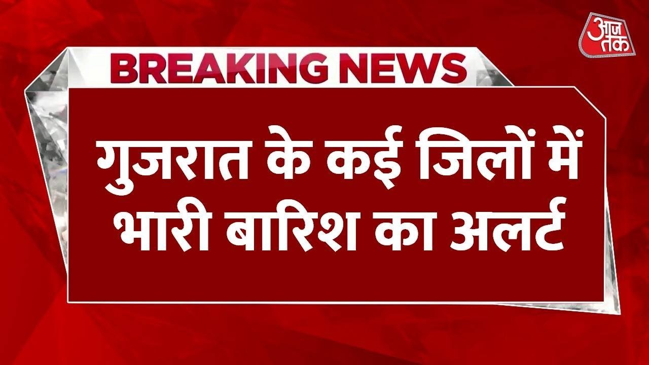 सैलाब में शेर फंसा, शहर डूबे, डैम ओवरफ्लो... गुजरात में बाढ़ से आफत