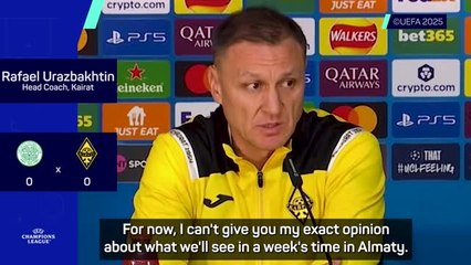 Kairat focus switches to second leg in quest for Champions League history