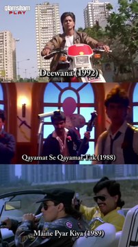 The first scenes of the 3 Khans from their debut movies as lead actors 🔥 #amirkhan #srk #salmankhan #reels #movies #explore #bollywood [Bollywood, explore, reels, srk, edits, glamsham, salman khan, amir khan]