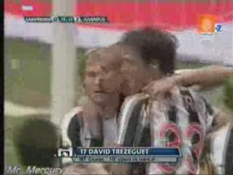 Sampdoria 0-2 Juventus Trézéguet
