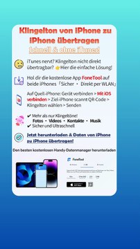 📲🔔 Klingelton von iPhone zu iPhone senden – schnell & ohne iTunes! 🚀