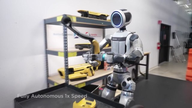 휴머노이드 로봇 아틀라스, 작업 방해에도 알아서 '척척' / YTN