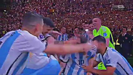 Messi Celebrating World Cup | Messi With Goat