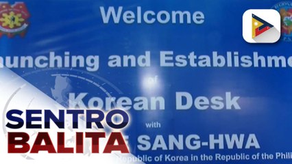 Korean help desk, inilagay sa Angeles City Police Station para sa pinaigting na seguridad sa Korean nationals | ulat ni JM Pineda