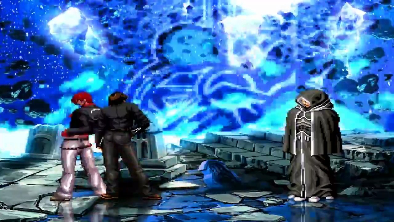 Kyo and Iori VS Igniz Team [KOF MUGEN]