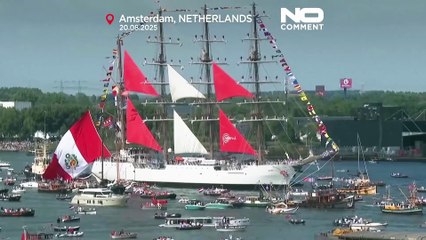 Фестиваль SAIL возвращается в Амстердам с сотнями исторических кораблей