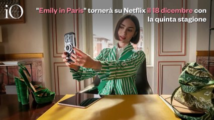 "Emily in Paris 5", svelati i primi look di Lily Collins tra pois, gondole e nuovi amori