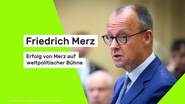 Friedrich Merz: Erfolg von Merz auf weltpolitischer Bühne