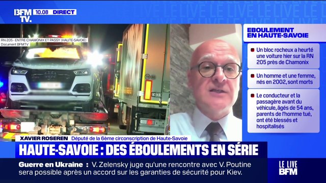 Éboulement mortel en Haute-Savoie: “Il faut améliorer la connaissance de l’ensemble de nos roches”, réagit Xavier Roseren, député Horizons
