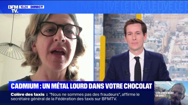Présence d’un métal lourd dans le chocolat: “Le cacaoyer est vraiment une plante qui absorbe très facilement le cadmium”, alerte Marie-Amandine Stévenin, présidente de l’association UFC-Que Choisir