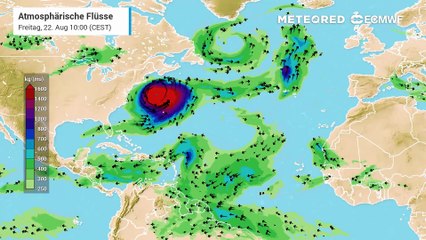 Hurrikan Erin wird bald den Nordatlantik erreichen!