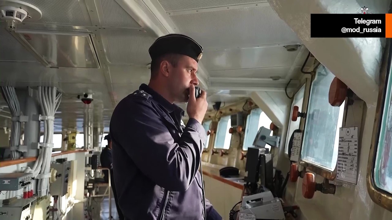 Russian Frigate Fires Kalibr & Uran Missiles in the Sea of Japan