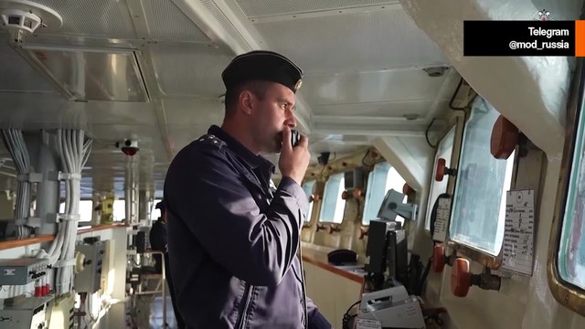 Russian Frigate Fires Kalibr & Uran Missiles in the Sea of Japan