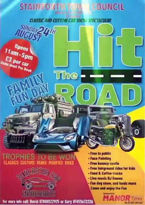Hit The Road - classic car show coming to Doncaster this weekend