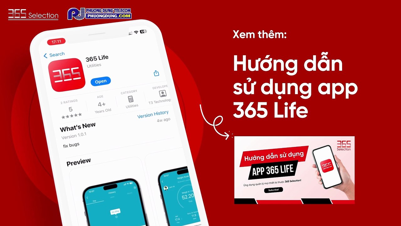 HƯỚNG DẪN SỬ DỤNG CÂN ĐIỆN TỬ THÔNG MINH WEIGHT SCALE 365 SELECTION WS2