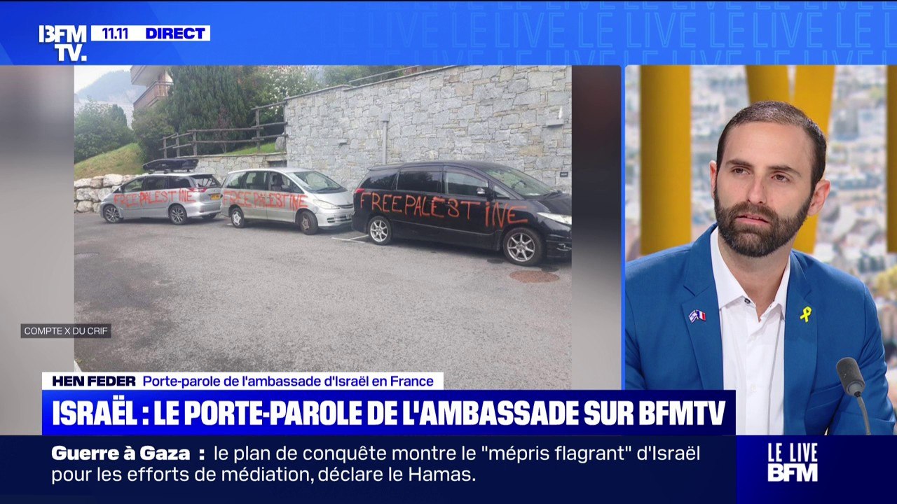 Augmentation des actes antisémites en France: “La honte a disparu et c’est très inquiétant”, juge Hen Feder, porte-parole de l’ambassade d’Israël en France