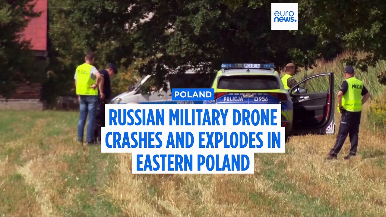 Russian military drone crashes and explodes in eastern Poland, defence minister says