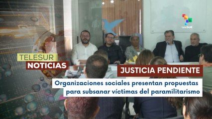 Propuestas de reparación para víctimas del paramilitarismo