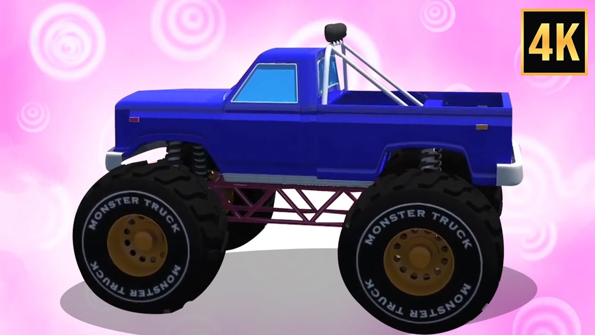 ⁣Monster Truck Formation 🚙💨 | Cartoon Videos for Kids | Kids Channel 4K Animation