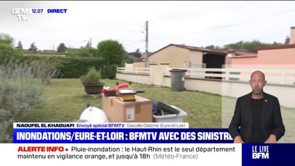 Inondations en Eure-et-Loir: les sinistrés constatent les dégâts