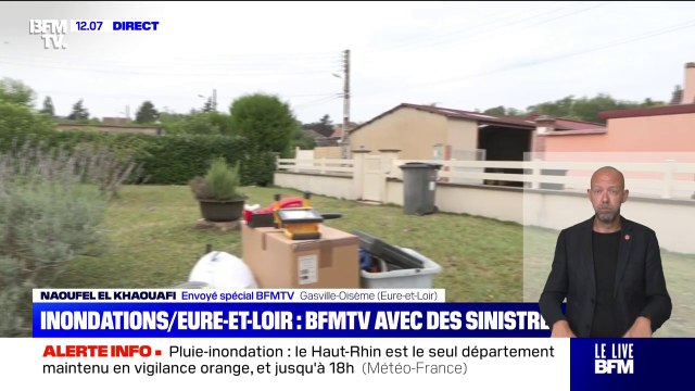 Inondations en Eure-et-Loir: les sinistrés constatent les dégâts