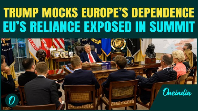 ON CAM: Trump Humiliates European Leaders | EU Grovel In Washington, Reduced To Flattery & Obedience