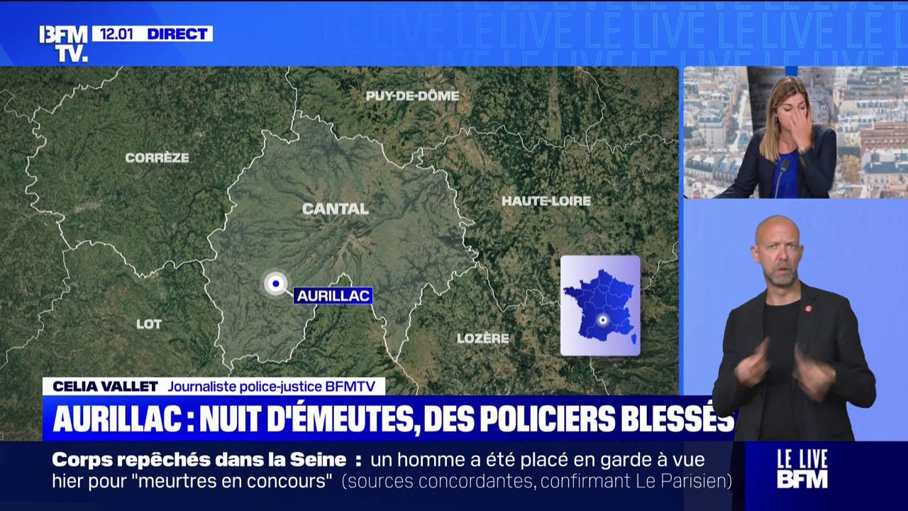 Pavés lancés sur des CRS, barricades...: de violents affrontements à Aurillac en marge du festival de théâtre de rue