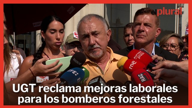 UGT reclama mejoras laborales para los bomberos forestales: Los fuegos se apagan en invierno