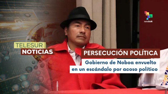 Expdte. de la CONAIE, Leonidas Iza denuncia persecución política en Ecuador