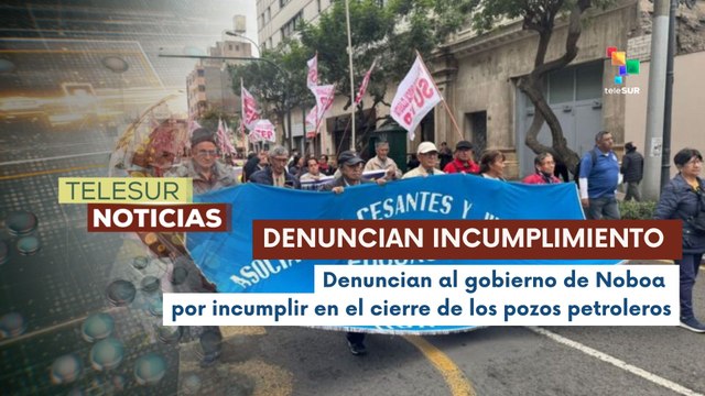 Movilizaciones de profesores jubilado y sindicatos en Perú