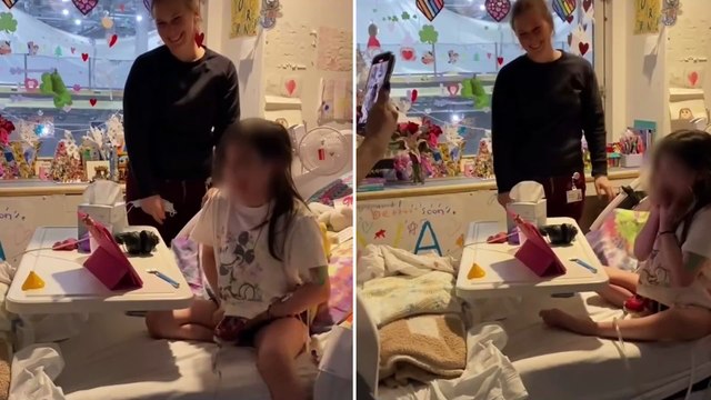 «Sto per ricevere un cuore»: il commovente annuncio della bimba malata al suo papà