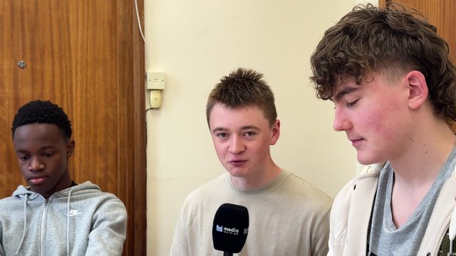 Watch as students at Queen Elizabeth II High School talk about their GCSE grades on results day