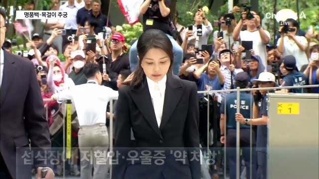 명품백·목걸이 추궁…김건희, 시작부터 진술 거부