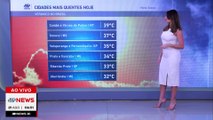 Temperaturas disparam e cidades chegam a 39°C | Previsão do Tempo